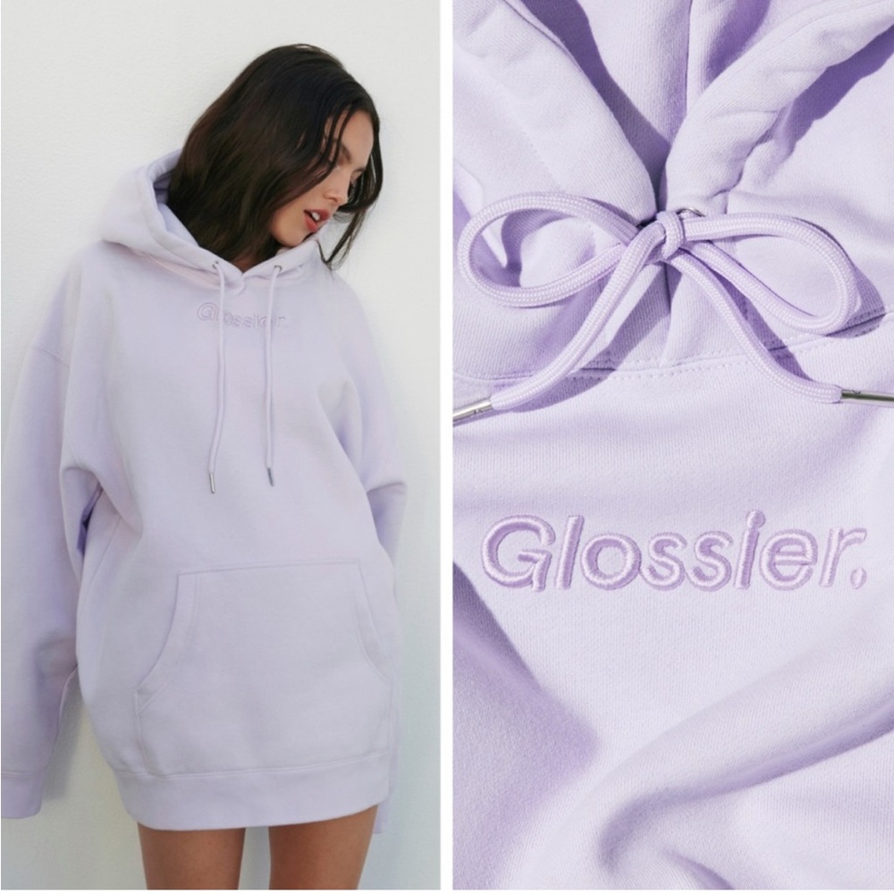 Glossier x Olivia‎ Rodrigo Limited Edition Purple Lilac Hoodie Sweatshirt